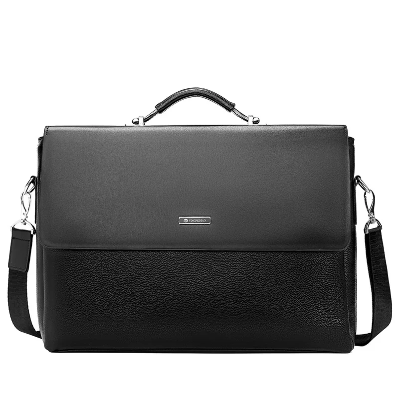 

Factory Wholesale Men Tote Shoulder Business Leisure Laptop Briefcase