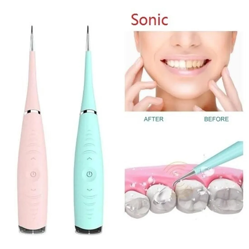 

Dropshipping Electric Sonic Dental Scaler Ultrasonic Sonic Teeth Cleaner Tooth Stains Tartar Tool Whitening Teeth Scaler, Pink,green