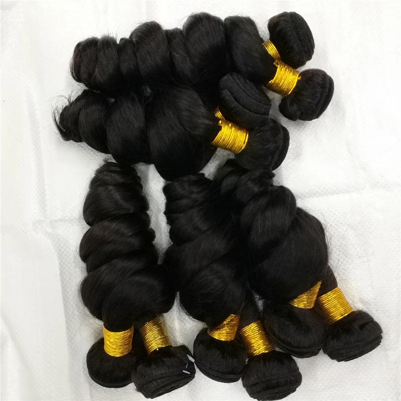 

Letsfly 8A Loose Wave Human Hair Bundles cheap price Hair weft extensions Wholesale Super Soft