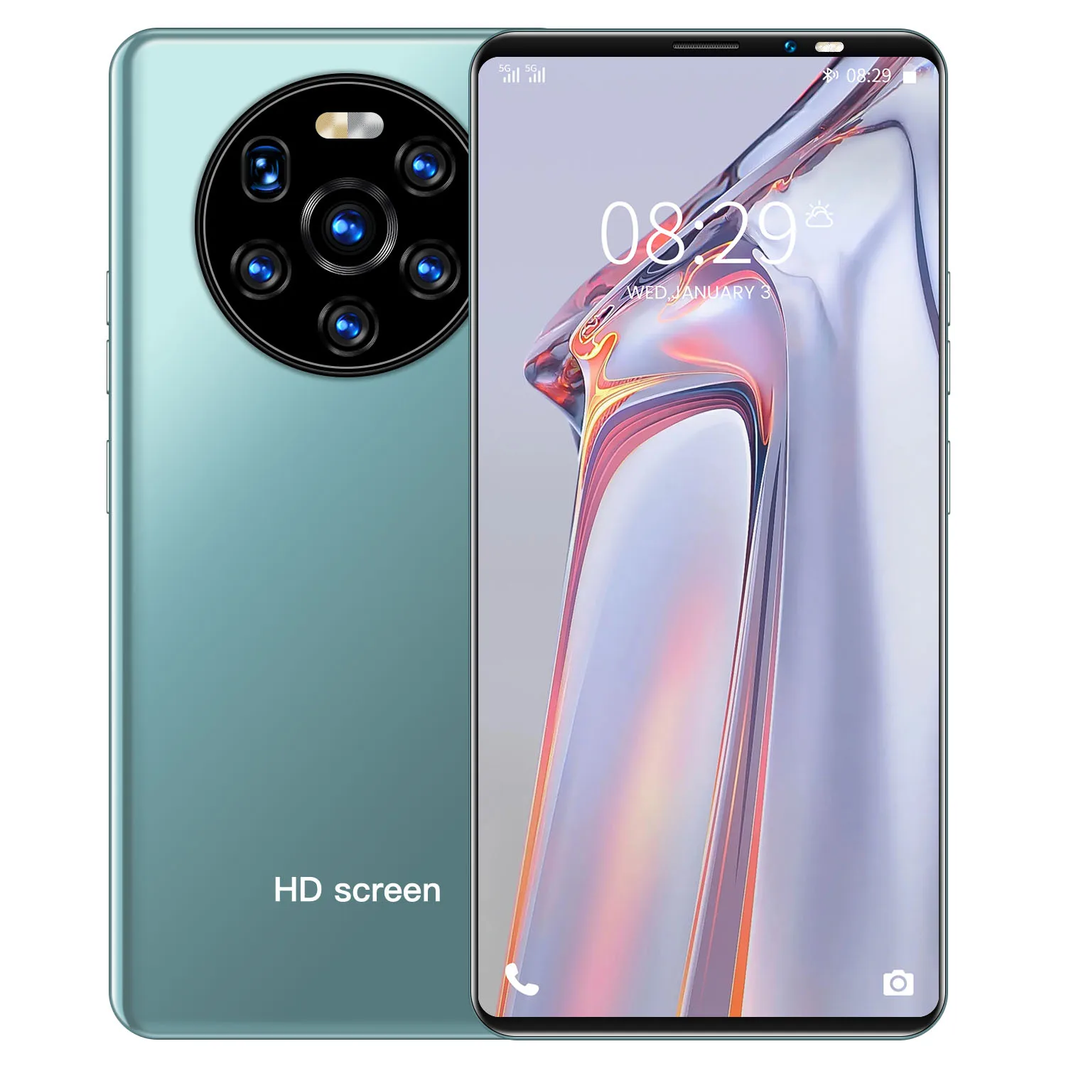 

Cheap android mobile phone mate40pro 6.0 inch HD+ 1080*2320 5G 2GB+128GB 13MP+38MP 3800mah Android 10.0 5g Fingerprint face ID