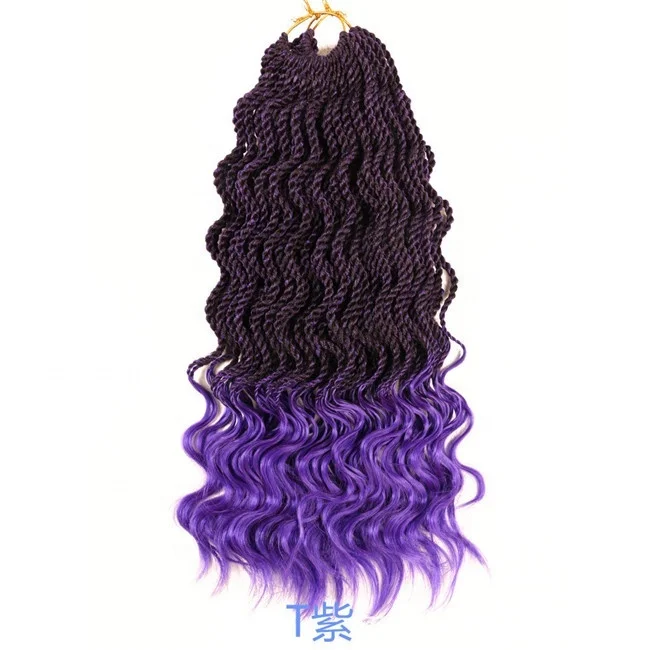 

JHCENTURY Gradient Dreadlocks Long Synthetic Hair Extensions, Multicolor