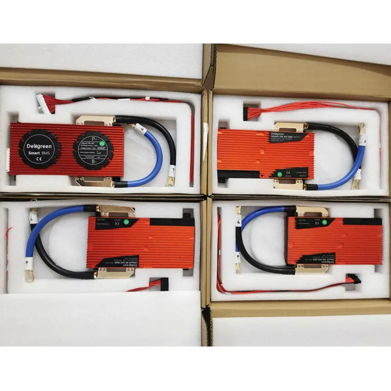 Deligreen Daly 16s 48v 200a 250a 300a 400a 500a With Fan Smart Bms Lifepo4 Battery Blue Tooth