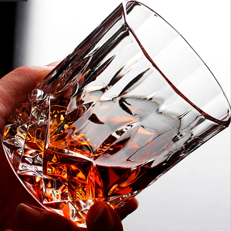 

2020 hot selling Old Fashion Transparent 300ml High Quality glass cup, Whiskey glasses , wine glasses,, Customized color