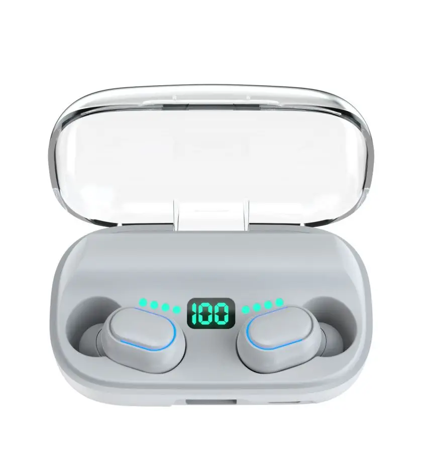 

Hot Product TWS-t11 Hifi Earbuds Wireless Sweatproof Headphone LED Display Earphones With Big Capacity Power Bank