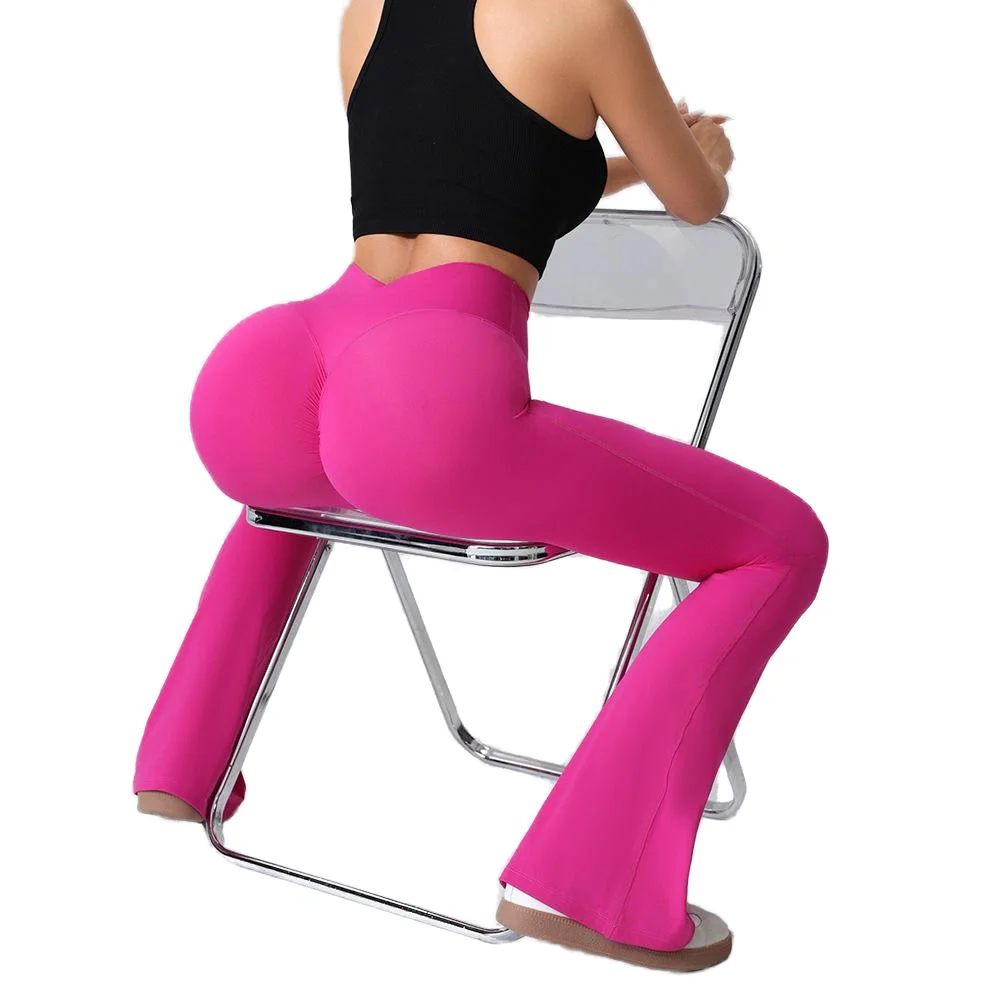 High-Waisted喇叭裤脚Full Length Yoga Pants