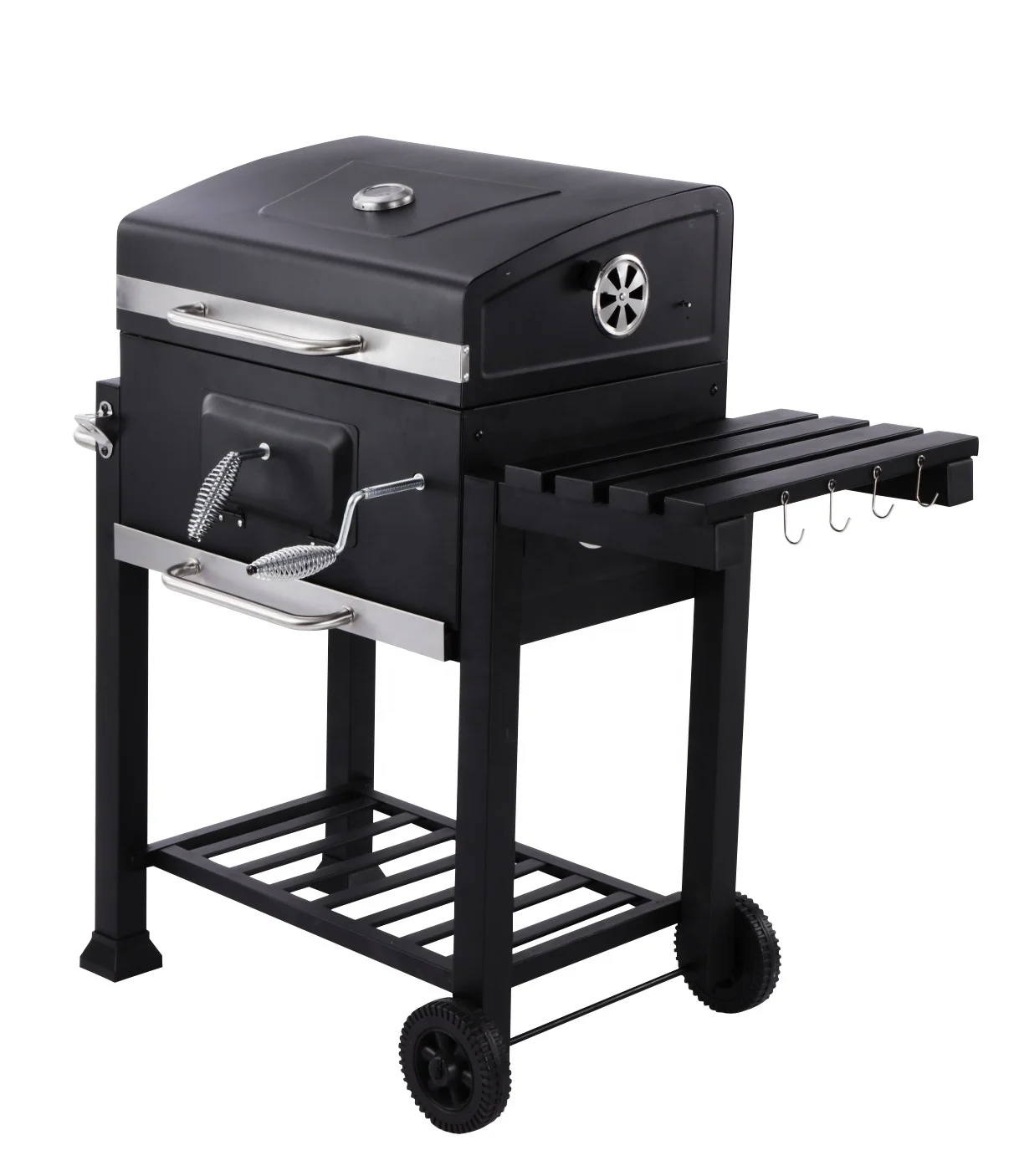 

100% good feedback hot quality classic bbq charcoal grill Trolley novelty no smoke Luxury charcoal bbq grills outdoor, Blalck