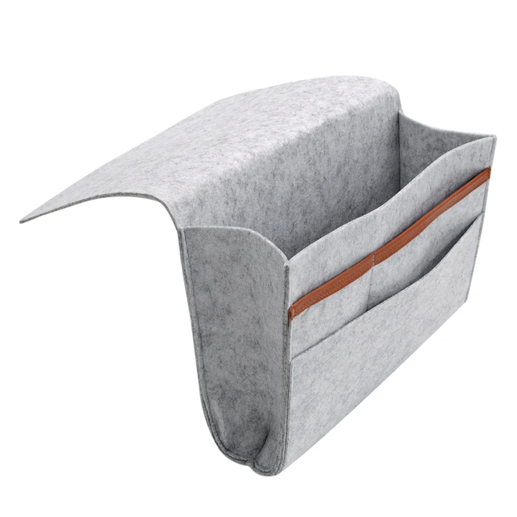 

Upin OEM caddy organizer compressed felt desk hanging bag for felt storage, Gray