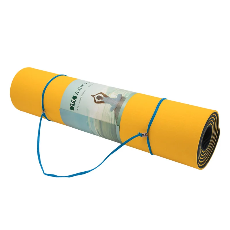 

Gym Pilates Fitness Custom Logo TPE Yoga Mat Dropshipping, Customized