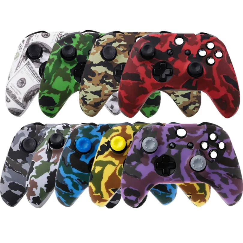 

SYYTECH Camouflage Camo Protector Silicone Case Cover Skin for XBOX ONE Controller Gamepad, Various kinds of pattern in stock