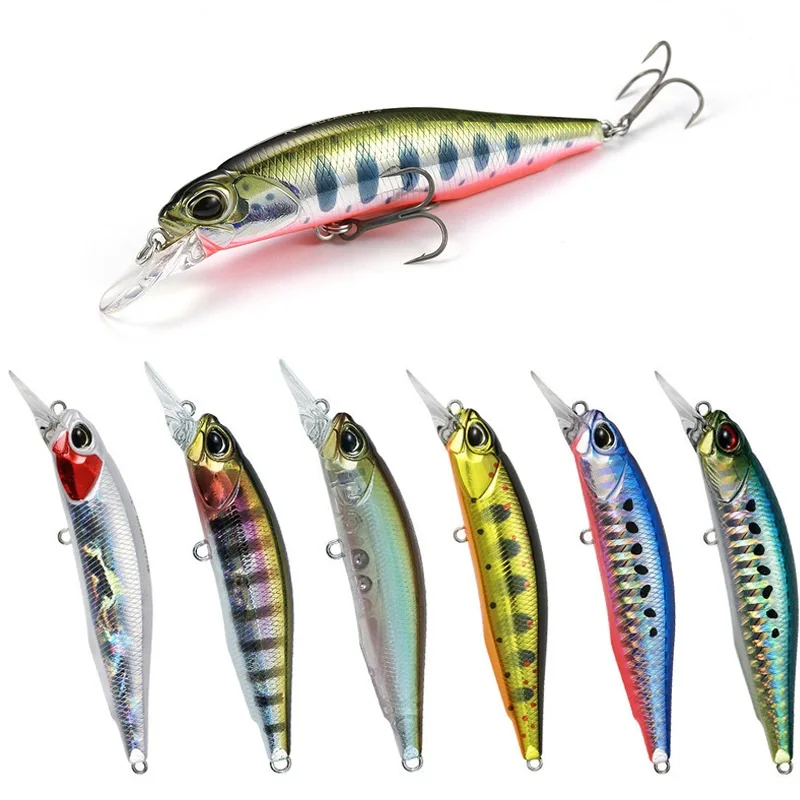 

Bridge 77mm 8.4g Fishing Lure Minnow Saltwater Hard Bait Bass Lures Wobbler Glowing Bass Lures, 10 colors