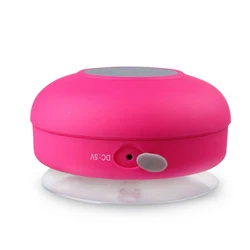 trending products 2021 new arrivals handsfree phone holder BS06 mini portable sucker mushroom wireless speaker
