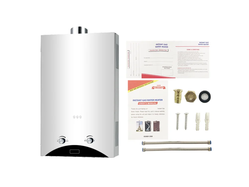 
8L High Efficiency Low Water Pressure Starting Gas Water Heater 