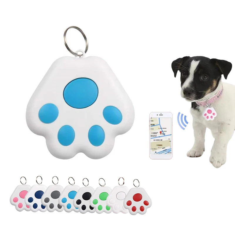 

Pet Smart Tracker Mini Anti-Lost Waterproof Locator Tracer For Pet Dog Cat Kids Car Wallet Key Collar Accessories, White