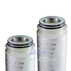 10 20 inch PP/PTFE/PES/PVDF/Nylon microporous membrane folding filter cartridge for 0.45 microns pure water filter treatment