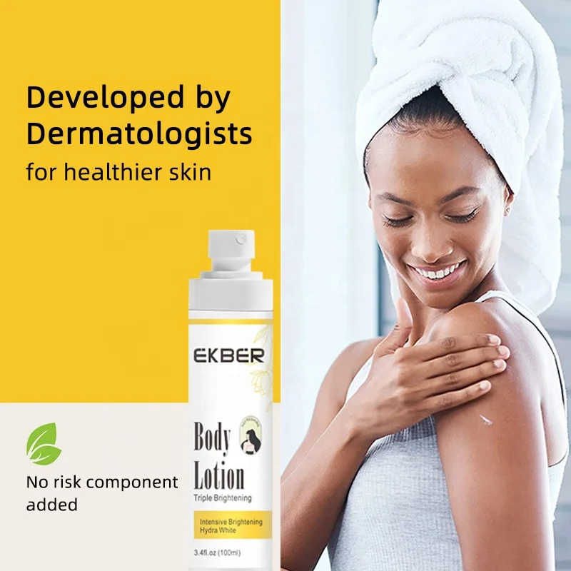 

Premium Quality Ekber Best Body Whitening Lotion Natural Ingredient Glowing Body Lotion Bulk Hydrating Organic Body Lotion Cream