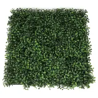 

50*50 cm promotional best material topiary artificial green hedge artificial boxwood mat plants for faux greenery mats