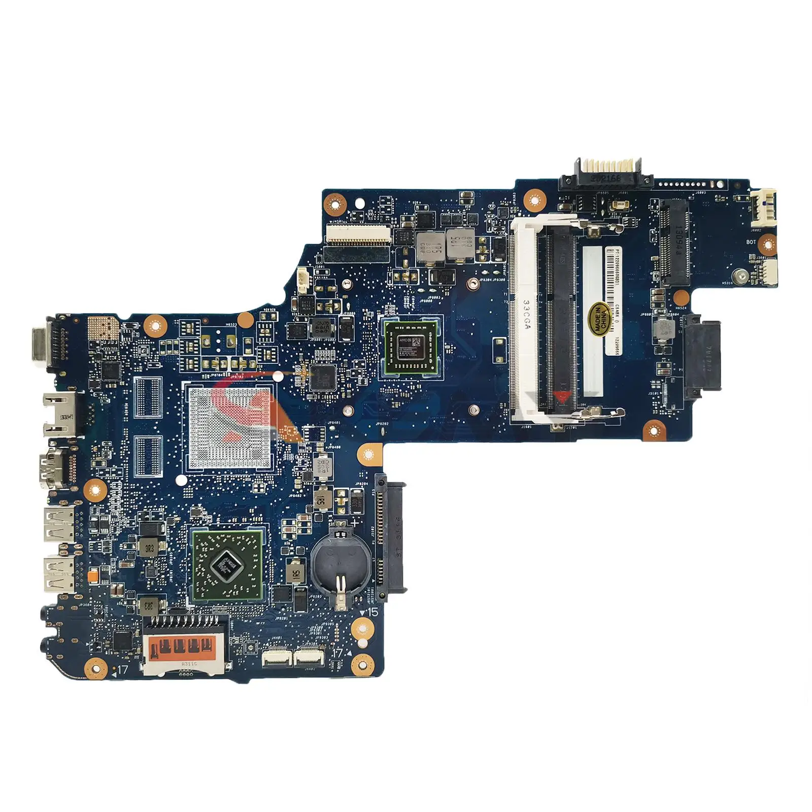 

For TOSHIBA Satellite C850 L850 C850D L850D Laptop Motherboard with E1200 CPU UMA H000052450 Mainboard