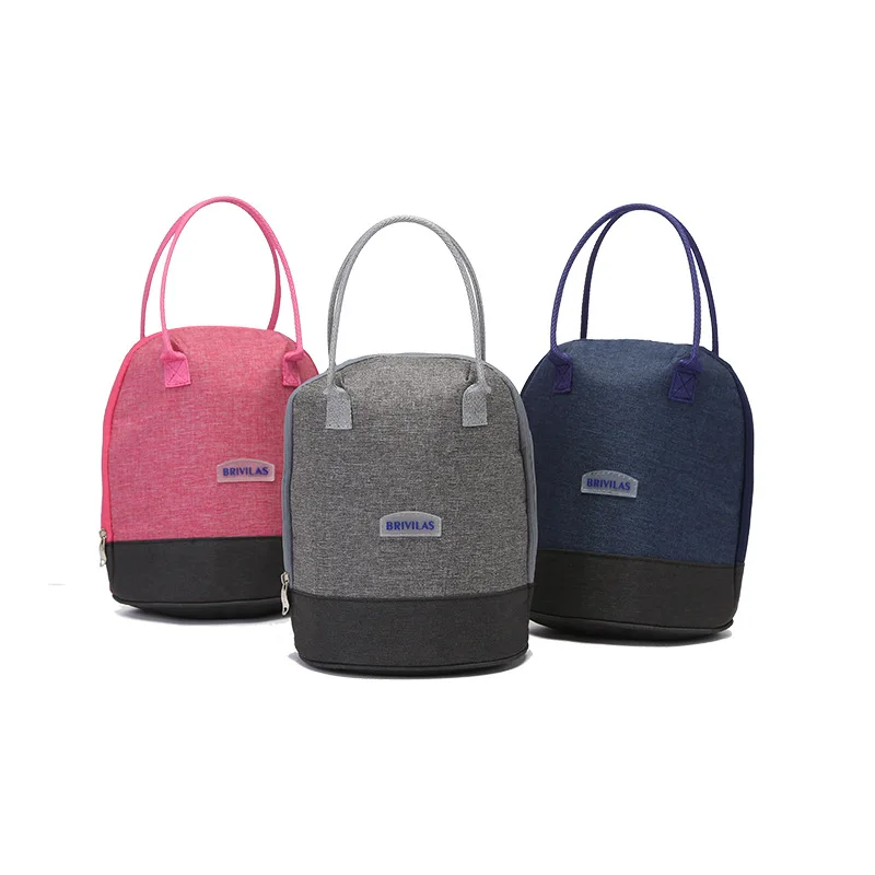 

New customized logo insulated cooler tote bag Thermal Waterproof Convenient Leisure bento Bag