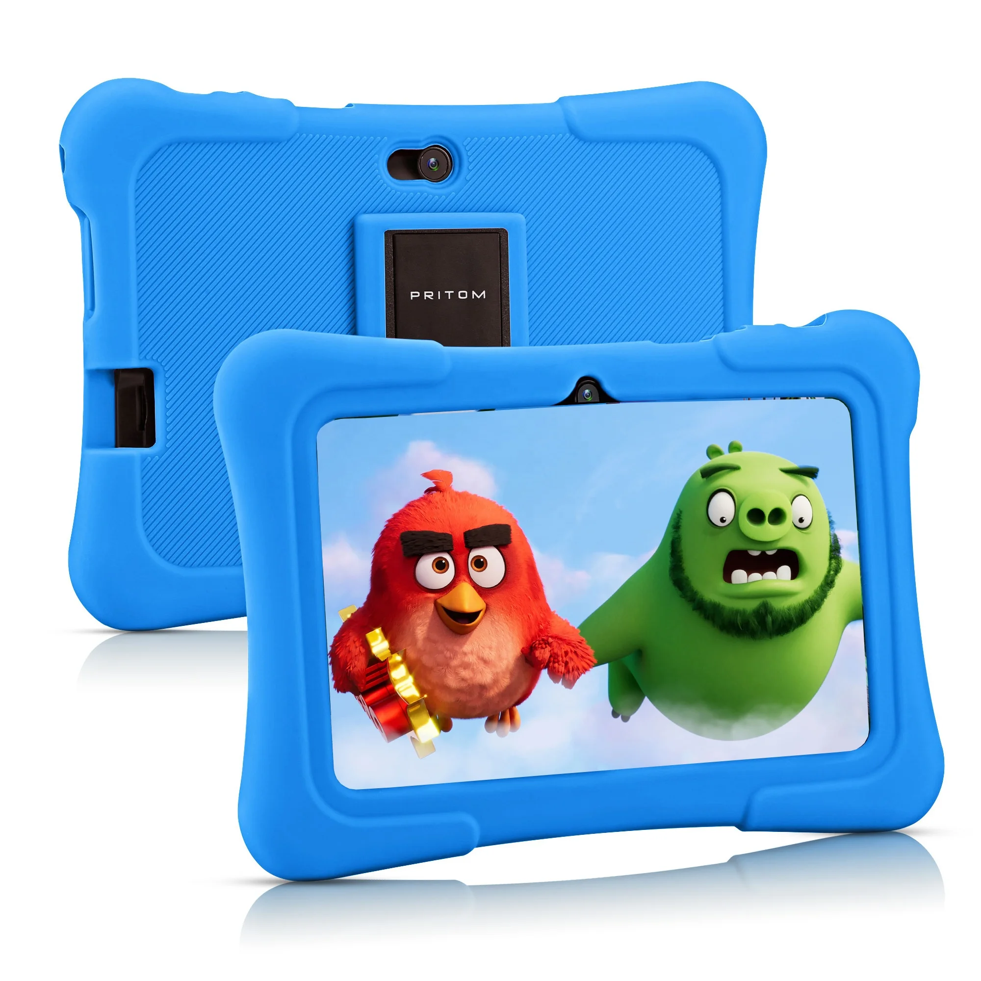 

PRITOM K7 HD 1024*600 tablet for Kids education game with kid-proof case android kids tablet pc 7" 1GB+16 GB 0.3+2.0MP