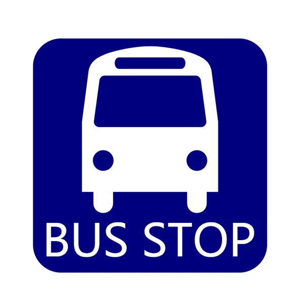 bus stop signage sign