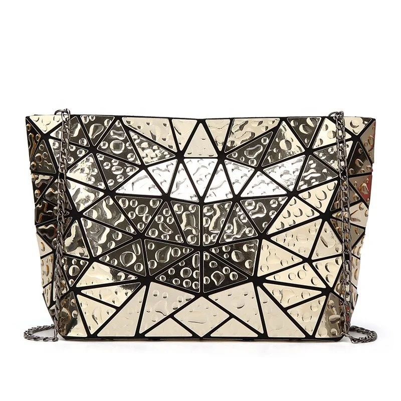 

Fashionable nice drops pattern PU waterproof square casual crossbody tote bag
