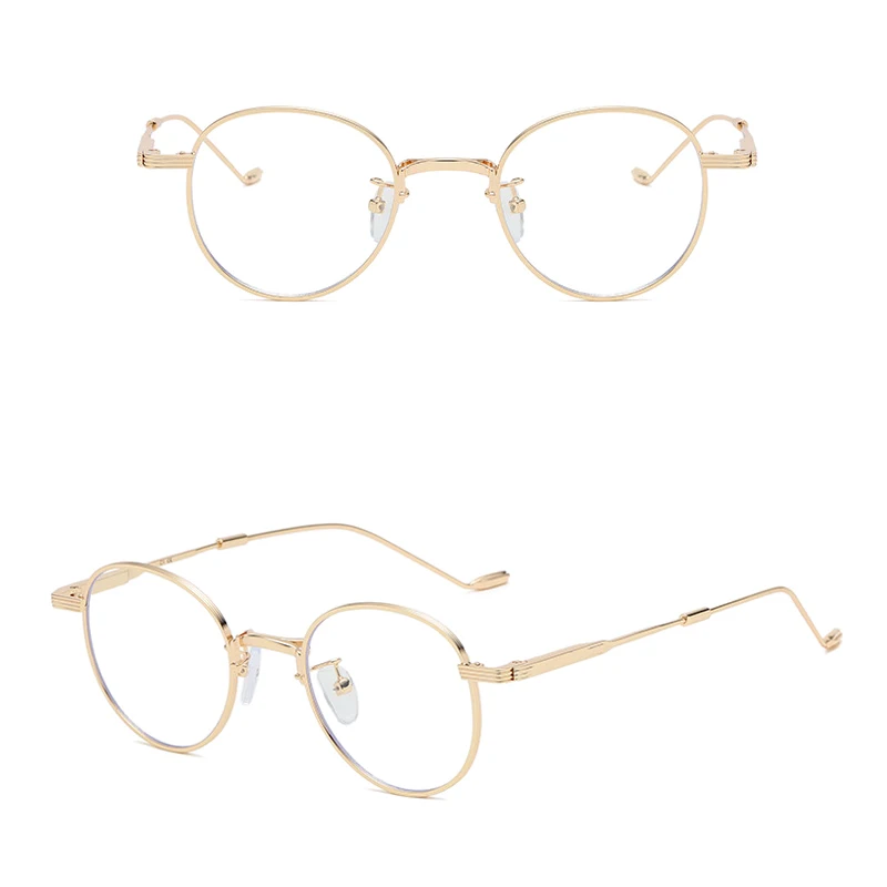 

New arrivals high quality retro metal frame round optic frame glasses