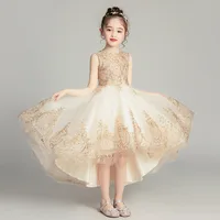 

JSC0004 Flower Girls' Dress girls party dresses first communion wedding dress girl