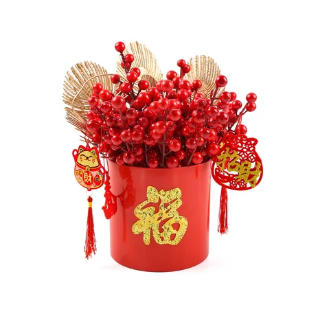 

New Plastic Red Flowerpot Decorates The Flowerpot Of Righteousness Color