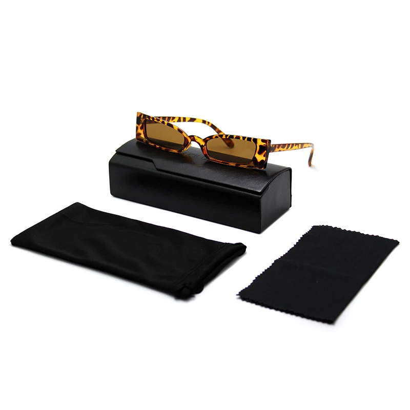 

2021 New Designer Custom Square Personality Small Box Womens Fashion Sunglasses, 6 colors