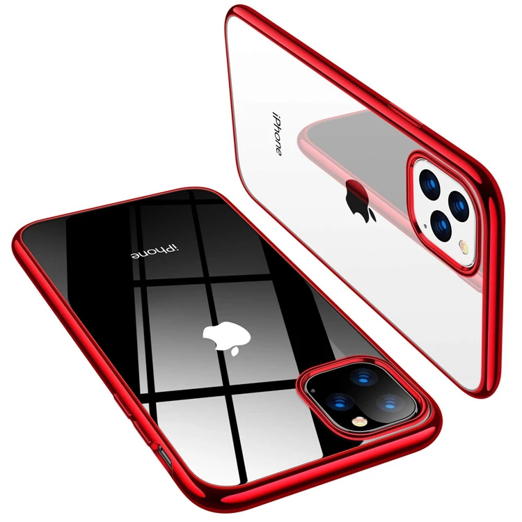 

HOCAYU New Design Soft Clear Tpu Electroplate Phone Case For Iphone 11 Pro Cheap Price