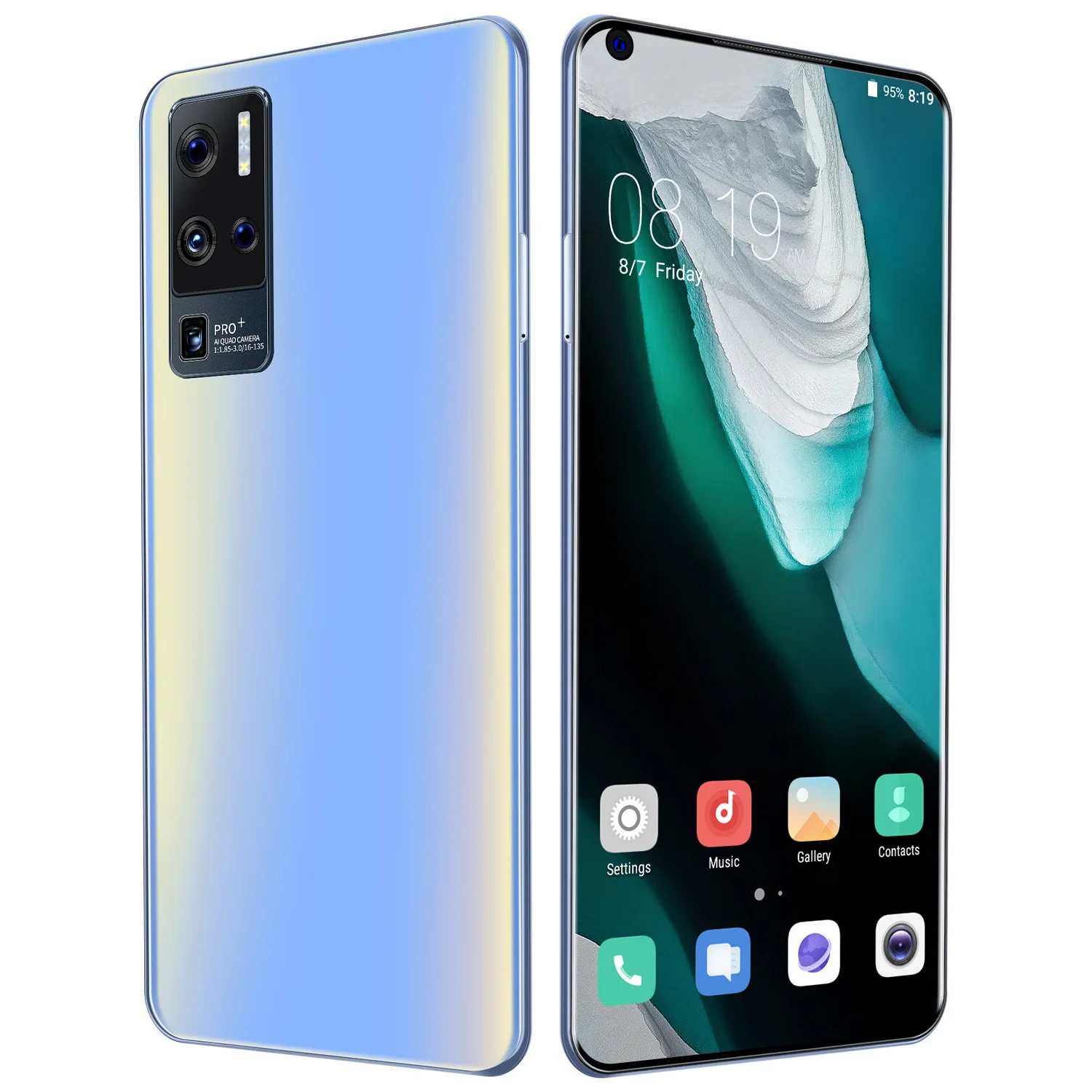 

The New X50pro+ Smart Phone 7.0-inch Perforated Screen Large Screen 2+32 Manufacturer Issued On Behalf Of, Picture shows