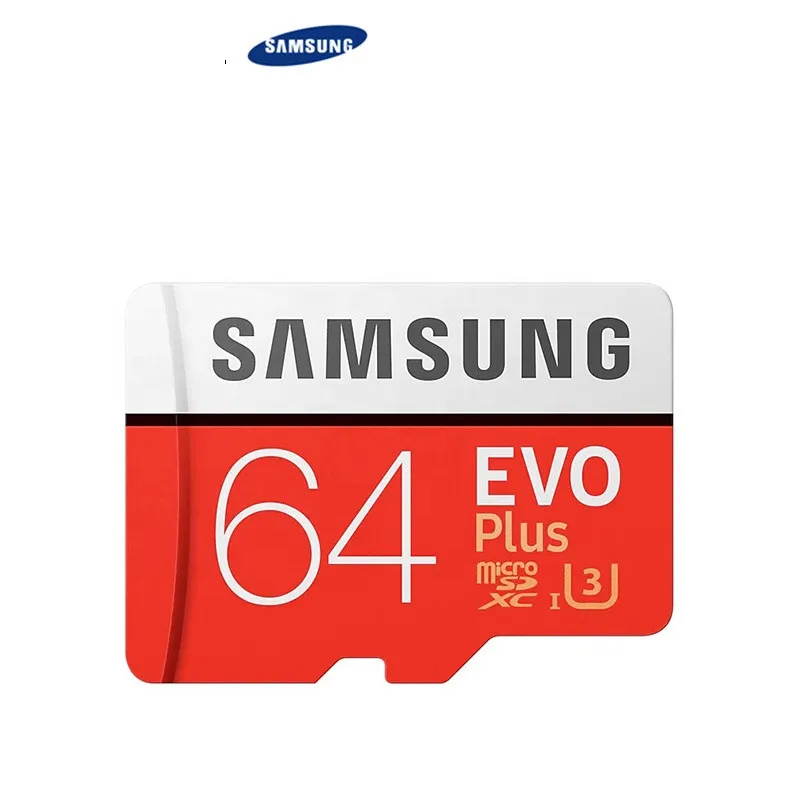 

100% Authentic Samsung 64GB TF Cards EVO Plus 64GB 128GB 256GB 512GB Class 10 U1 U3 Mini memory Card Cartao De Memoria