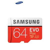 

100% Authentic Samsung 64GB Micro TF SD Cards EVO Plus 64GB 128GB 256GB 512GB Class 10 U1 U3 Mini memory Card Cartao De Memoria