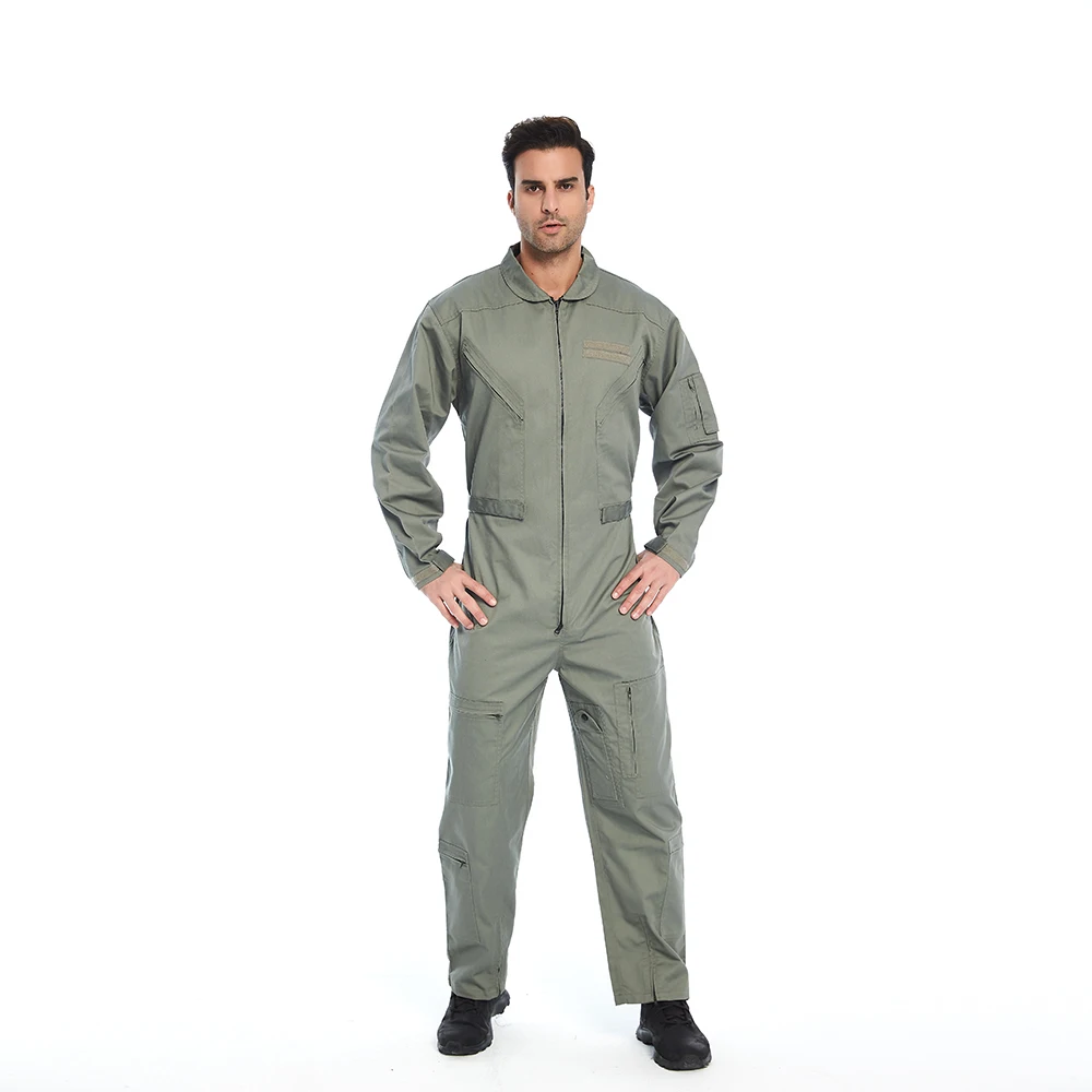 

Wholesale Flying Military Pilot Suit Flight Coverall Flame Retardant Clothing FR Rated Overalls