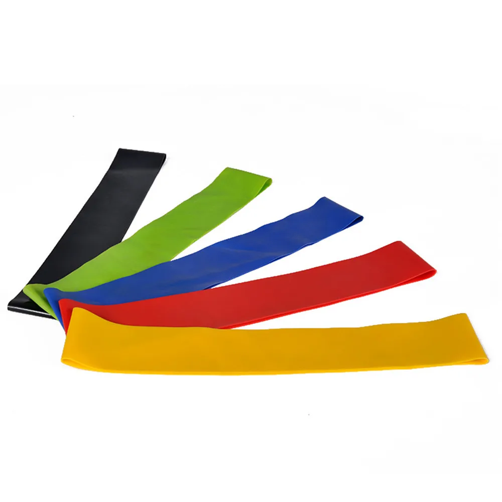 

The most popular natural latex custom color logo fitness indoor and outdoor yoga resistance band, Yellow/red/blue/green/black