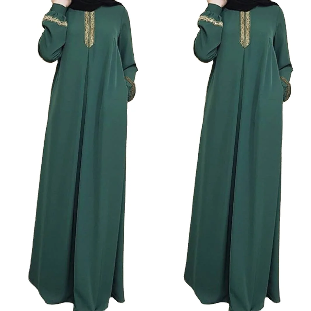 

CX250 Muslim dress beautifully embroidered Islamic Clothing Fashion Kimono Arabic Style Dubai Muslim abayas, 3 colors