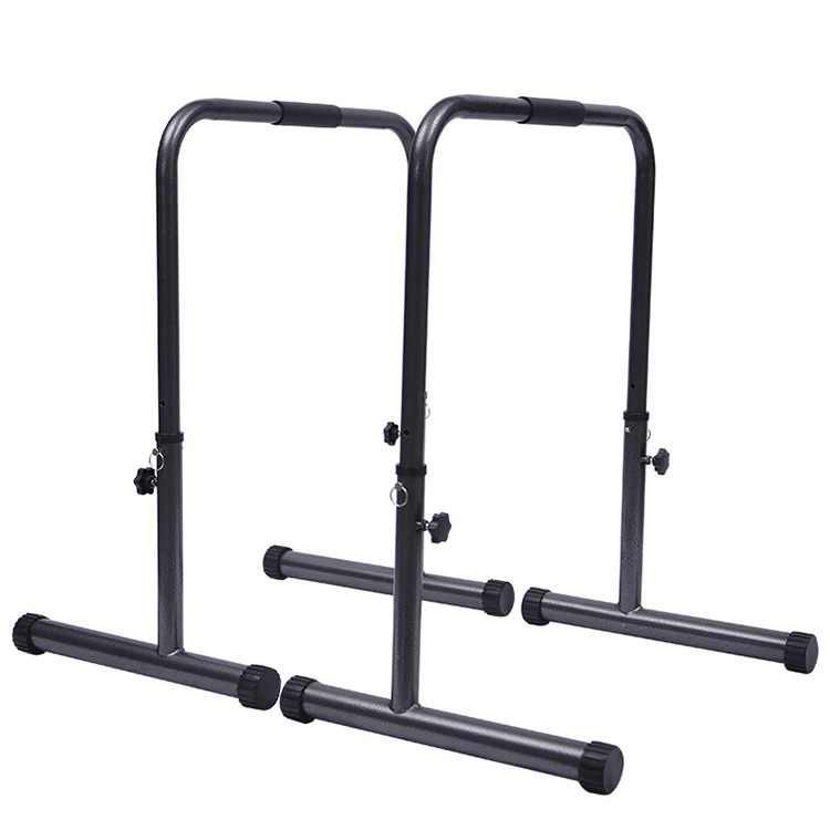 

Multifunctional Fitness Equipment Home workout Use Dip Stand Station Height Adjustable Parallel Bars, Yellow, black, white