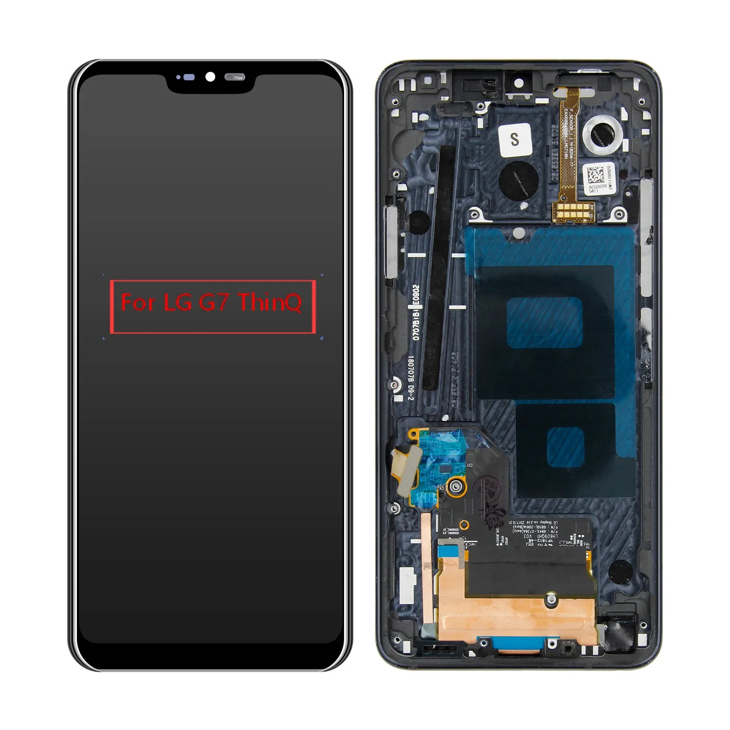 

6.1" Display For LG G7 ThinQ LCD Display Touch Screen Digitizer Assembly LG G7 ThinQ LCD For LG G7 ThinQ Display with Frame