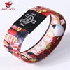 Custom New arrival widely polyester cloth elastic wristband
