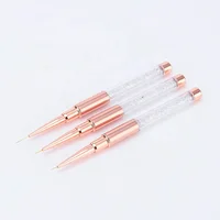 

GUYO Private Label Best Sale Rose Gold Acrylic Nail Brush Nylon Hair Nail Art Brush