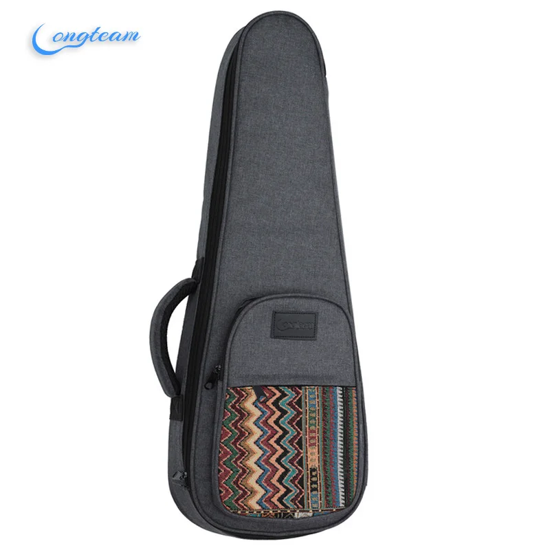 

Longteam brandUB-20 padded ukulele ukelele bag bohemia style sponge backpack with double straps ukulele case cover
