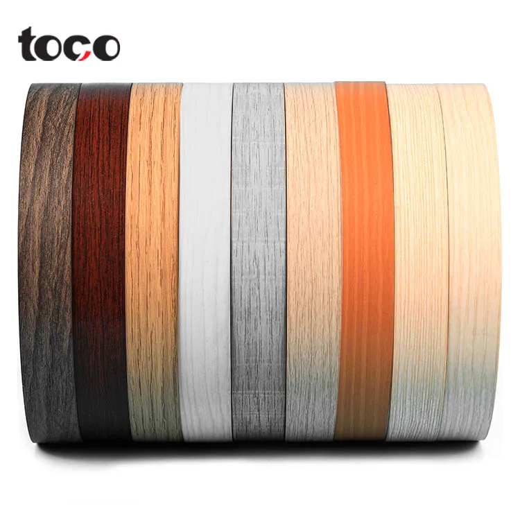 Toco Plastic Edge Banding Trim Pvc Abs Wood  Rubber Table Edging