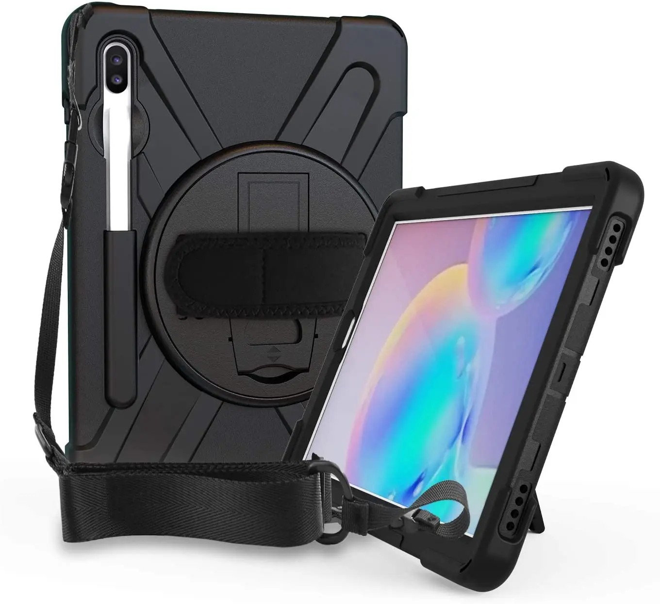 

Double layer protection Shockproof tablet cover for samsung galaxy tab s7 plus case