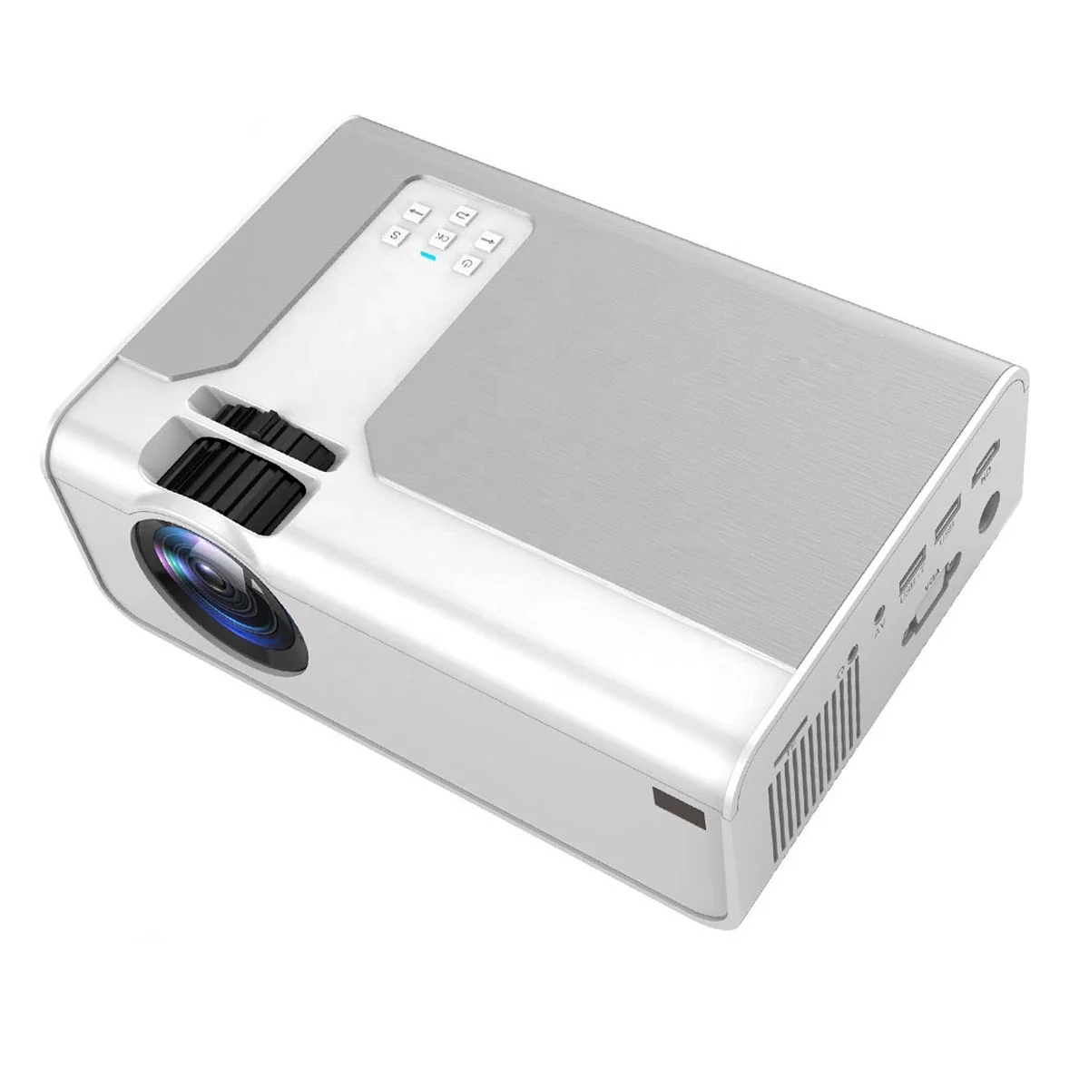 

Salange P60L mini Projector, Support Full HD 1080P 2400Lumens Portable Projectors 854*480 video Beamer Proyectors/