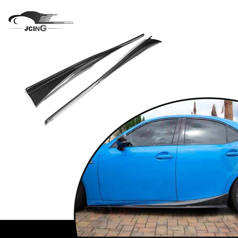 

Carbon Fiber high end modified upgrade lip side skirts splitter For Lexus IS250 IS350 Base/F Sport 13-20