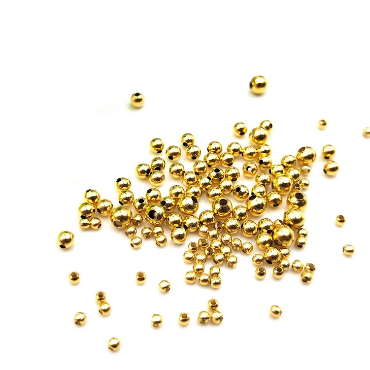 
Wholesale Golden Plated Stainless Steel Loose Spacer Beads Vacuum plating Beads For Jewelry Bracelet Necklace Making 