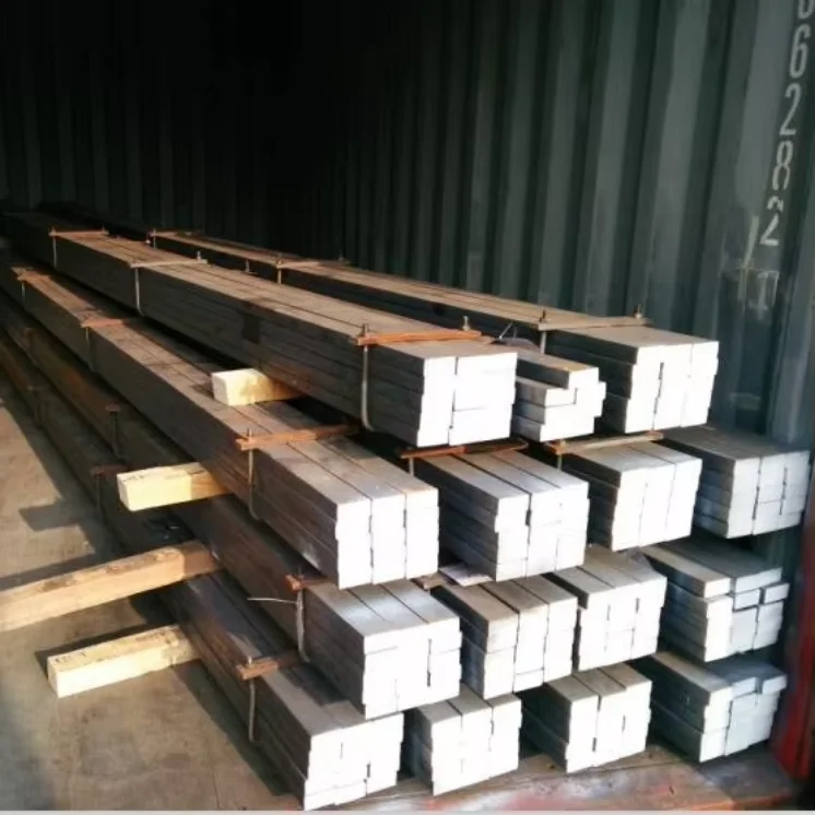 A572 Gr50 A36 Hot Rolled Carbon Flat Bar 40x5mm 60x10mm 80x12mm for Steel Structure Bridge Reinforcement Wholesale