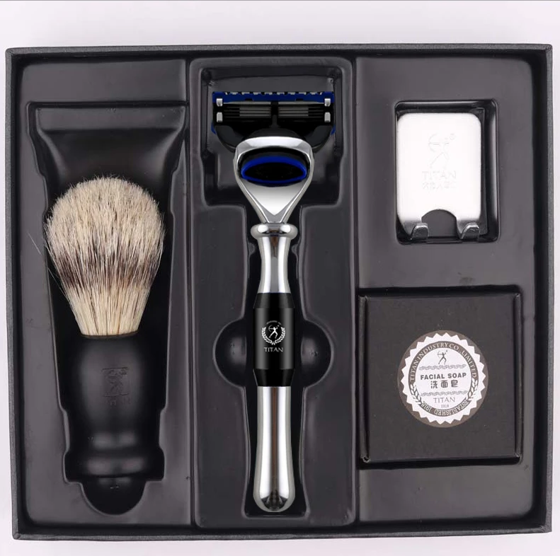 

men shaving set razor 5 blades shaver ,set of razor shaving