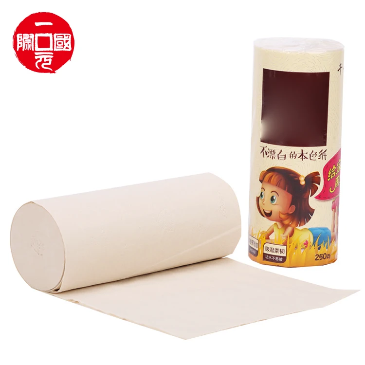 

Hot Selling China Clean And Soft 4-ply bamboo Pulp Roll Toilet Tissue Paper