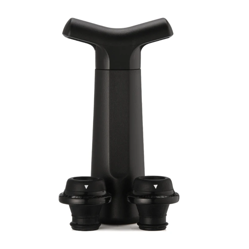

Household Bar Party High Efficiency Good Price Wine Vacuum Pump Stopper Bulk Bottle Stopper, Black